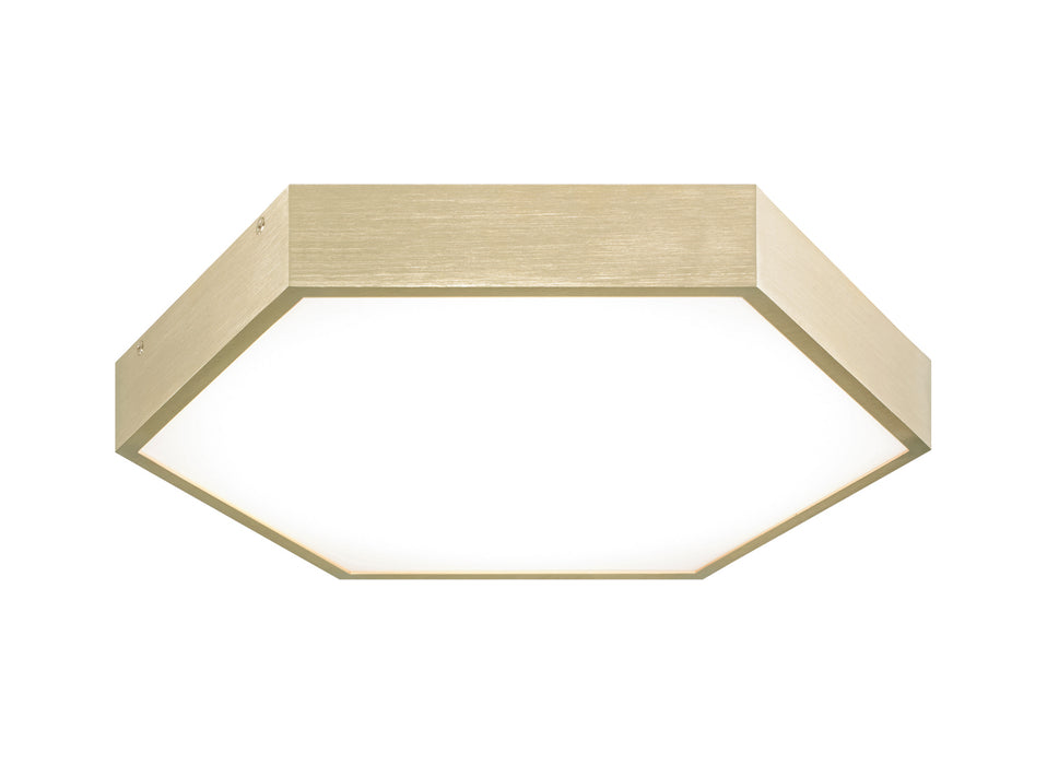 Matteo Lighting M12614OG LED Flush Mount, Oxidized Gold