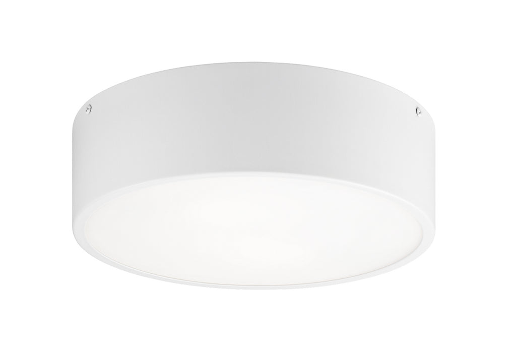 Matteo Lighting M12702WH Two Light Flush Mount, White