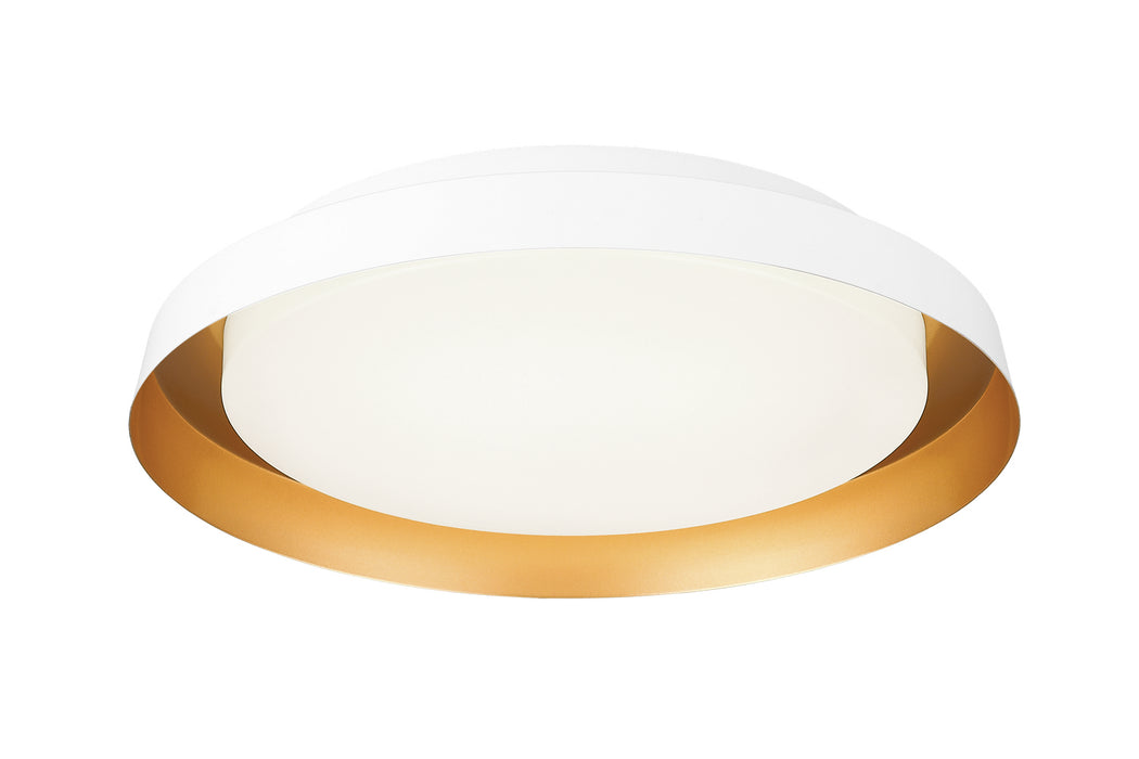 Matteo Lighting M15601WH LED Flush Mount, White