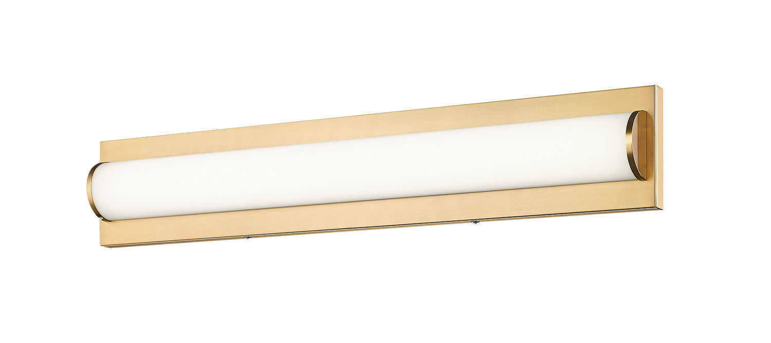 Matteo Lighting S08924AG LED Vanity, Aged Gold Brass