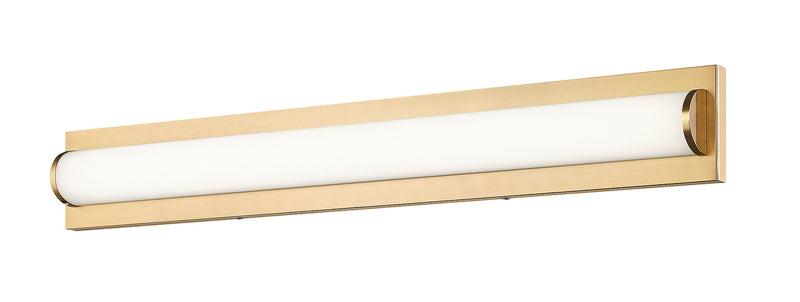 Matteo Lighting S08934AG LED Vanity, Aged Gold Brass