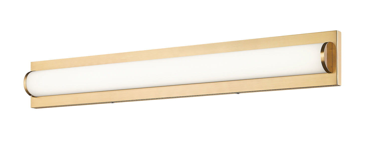 Matteo Lighting S08934AG LED Vanity, Aged Gold Brass