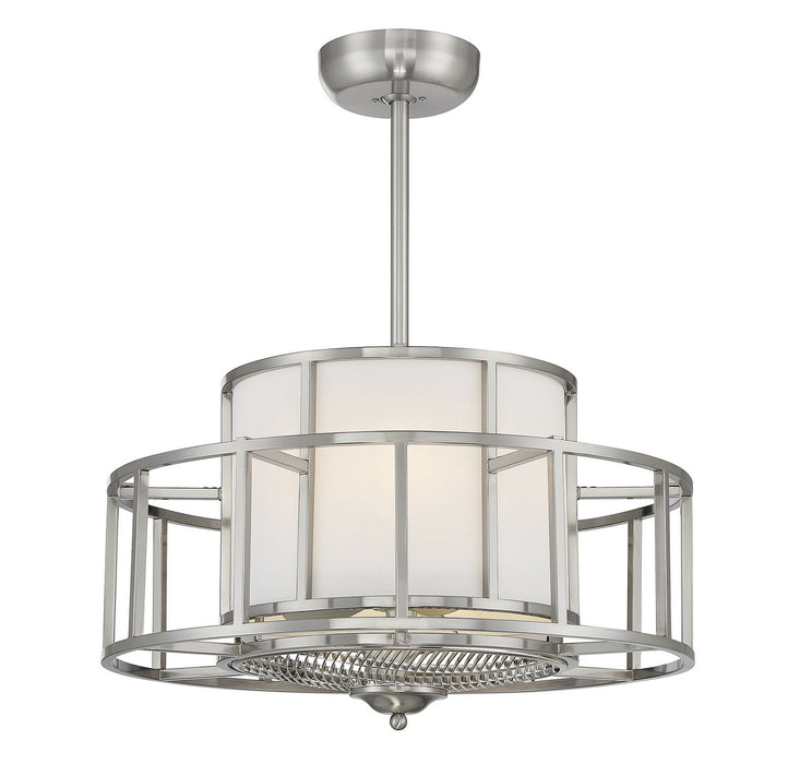 Savoy House 30-FD-126-SN Four Light Fan D'Lier, Satin Nickel