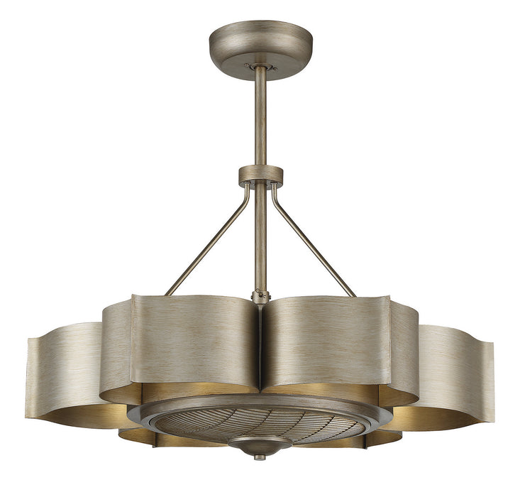 Savoy House 39-FD-125-53 Six Light Fan D'lier, Silver Patina