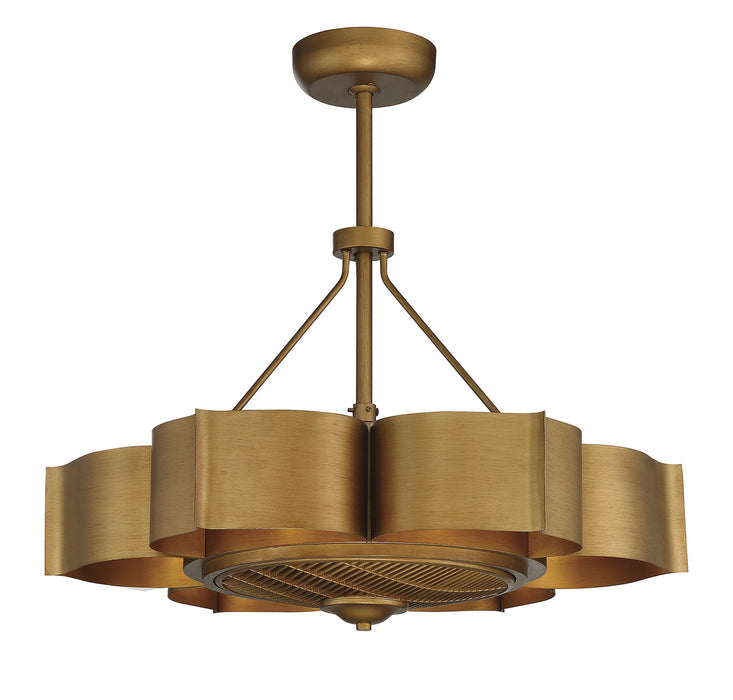 Savoy House 39-FD-125-54 Six Light Fan D'lier, Gold Patina
