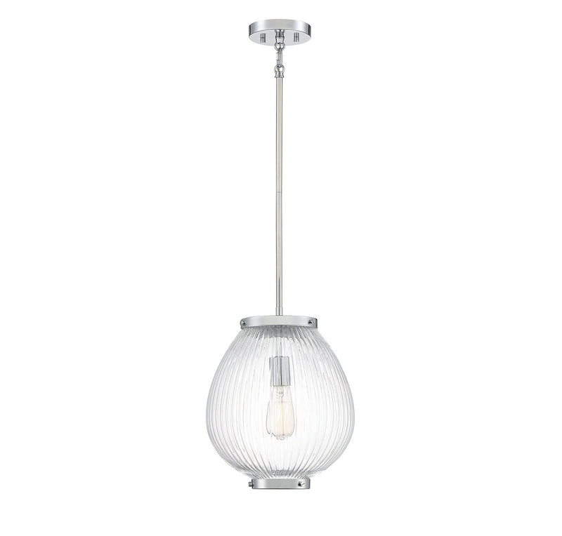 Savoy House 7-170-1-11 One Light Pendant, Polished Chrome