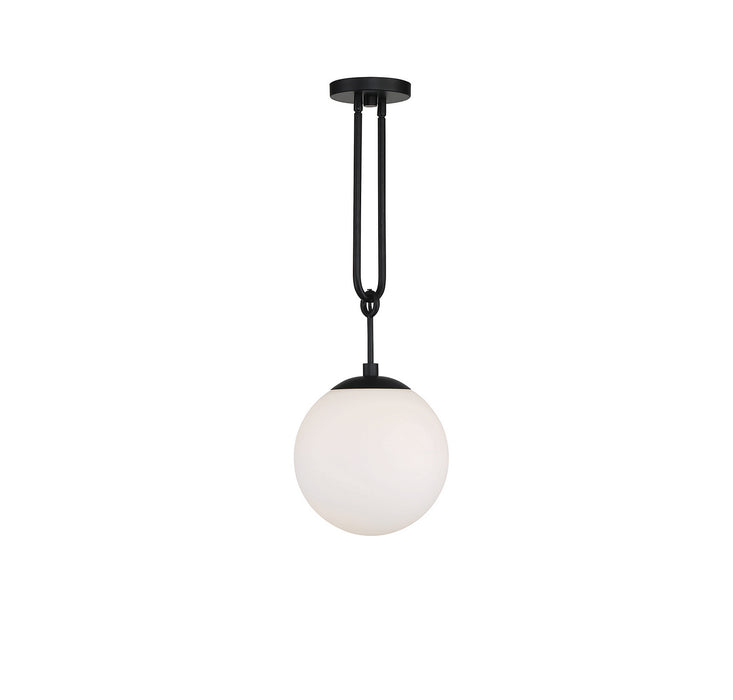 Savoy House 7-180-1-89 One Light Pendant, Matte Black