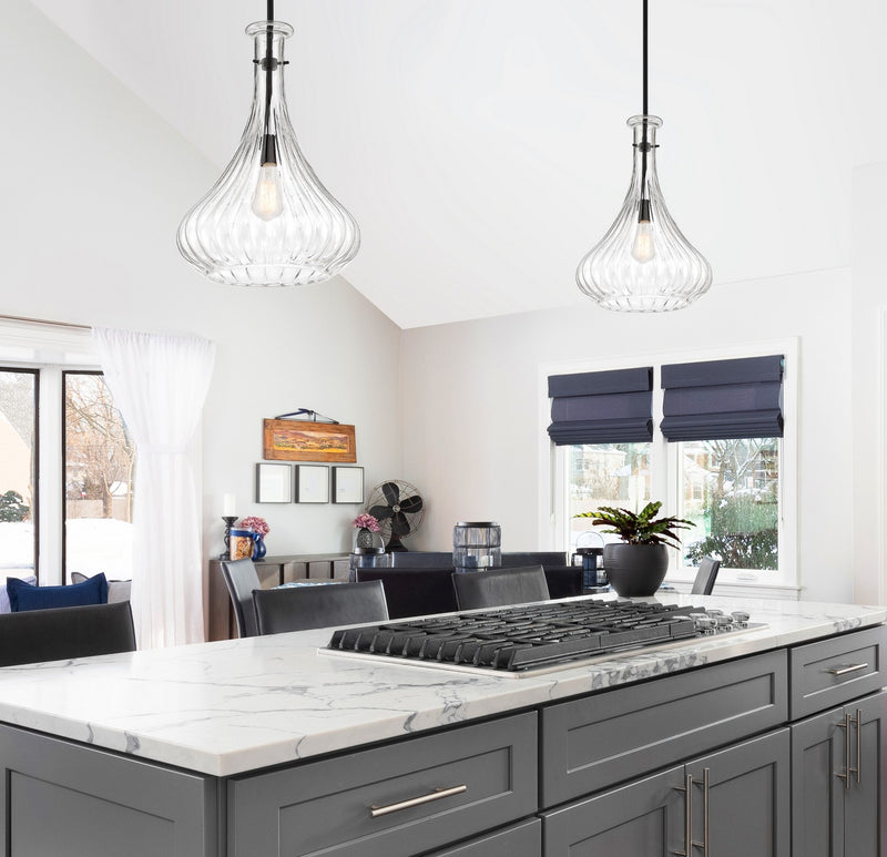 Savoy House 7-2265-1-89 One Light Pendant, Matte Black