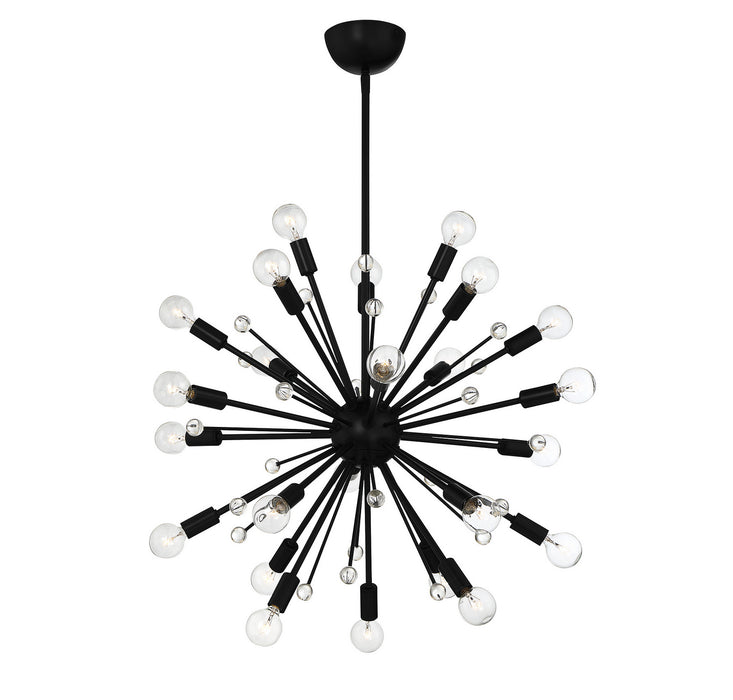 Savoy House 7-6099-24-89 24 Light Chandelier, Matte Black