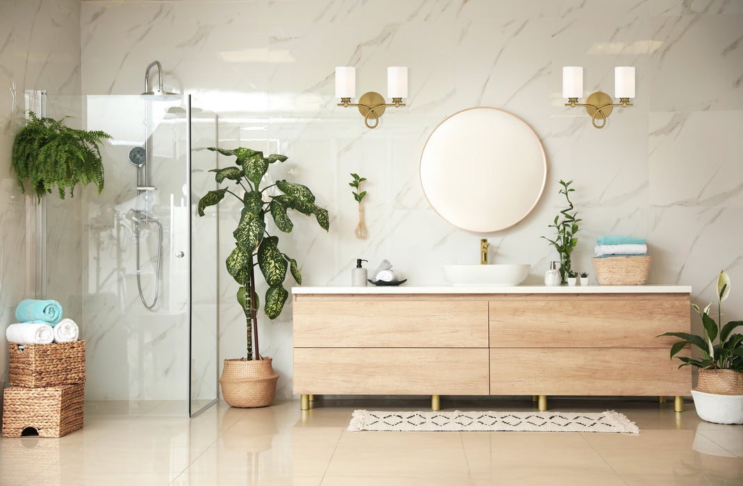 Savoy House 8-530-2-322 Two Light Bath Bar, Warm Brass