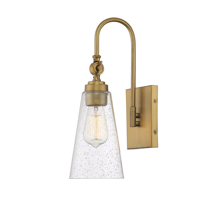 Savoy House 9-108-1-322 One Light Wall Sconce, Warm Brass