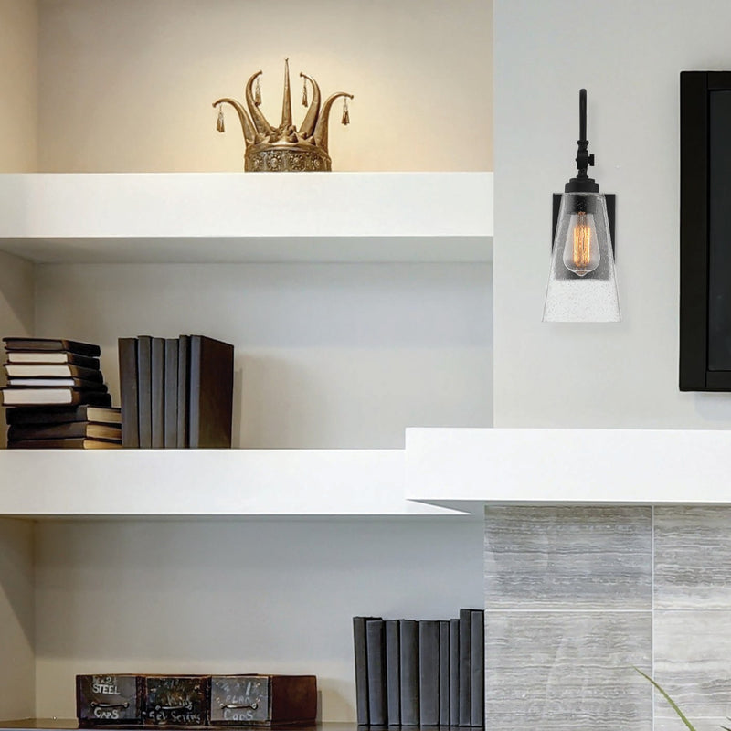 Savoy House 9-108-1-89 One Light Wall Sconce, Matte Black