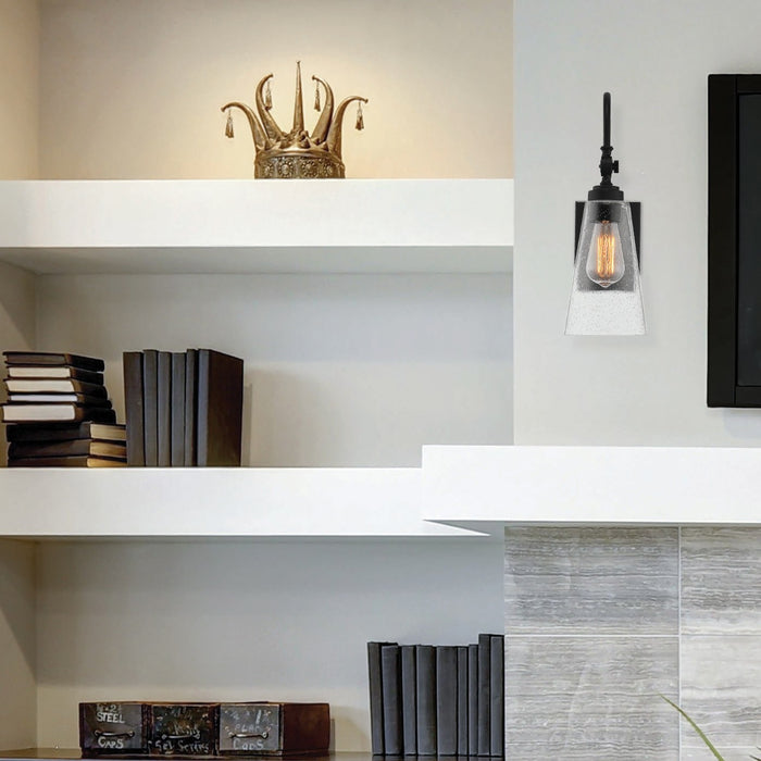 Savoy House 9-108-1-89 One Light Wall Sconce, Matte Black