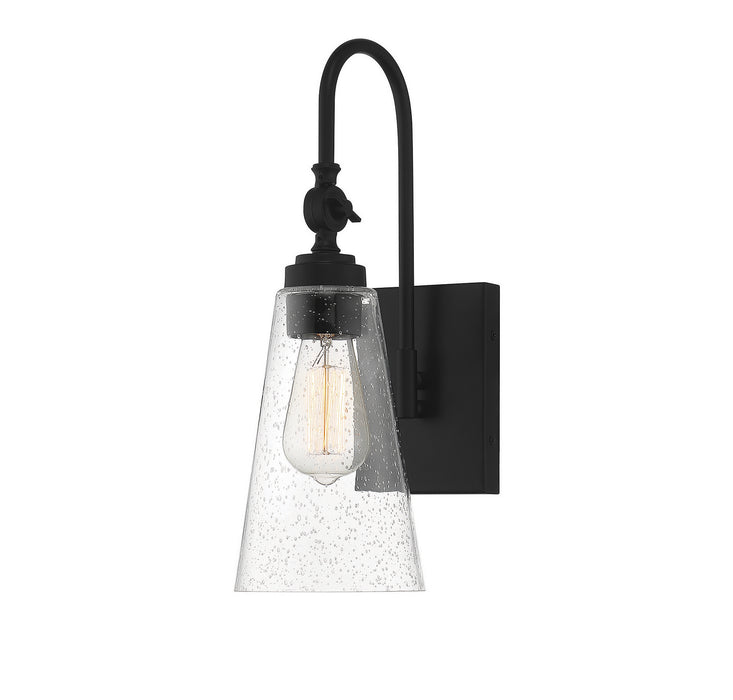 Savoy House 9-108-1-89 One Light Wall Sconce, Matte Black