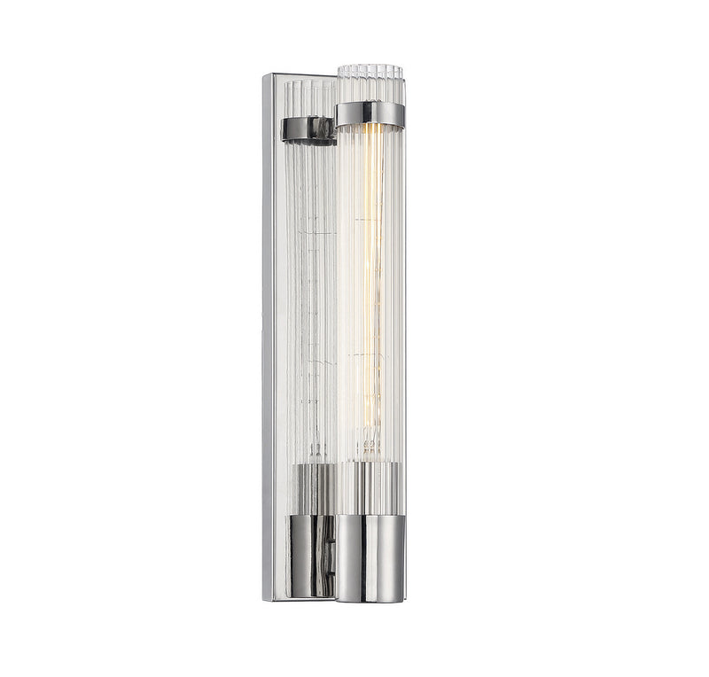 Savoy House 9-996-1-109 One Light Wall Sconce, Polished Nickel