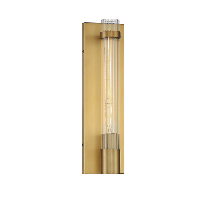 Savoy House 9-996-1-322 One Light Wall Sconce, Warm Brass