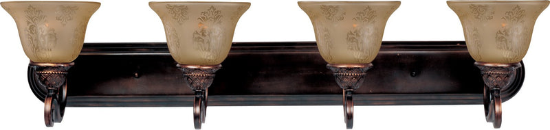 Maxim 11233SAOI Four Light Bath Vanity, Oil Rubbed Bronze