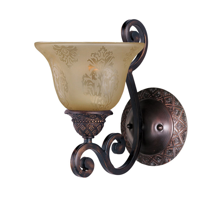 Maxim 11246SAOI One Light Wall Sconce, Oil Rubbed Bronze