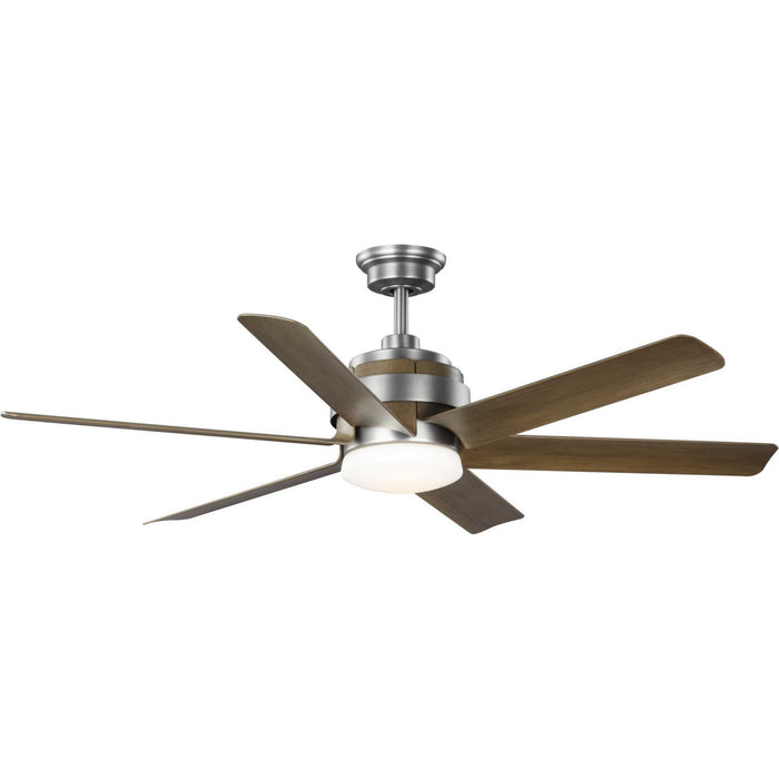 Progress Lighting P250003-081-30 56" Ceiling Fan, Antique Nickel
