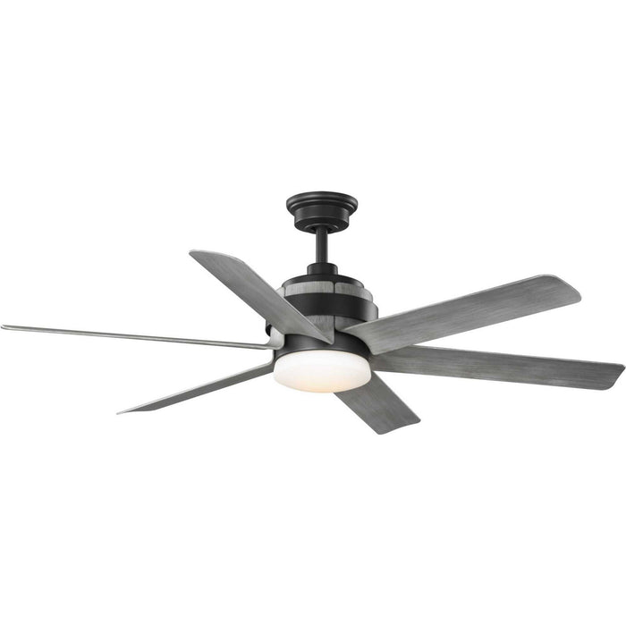 Progress Lighting P250003-143-30 56" Ceiling Fan, Graphite