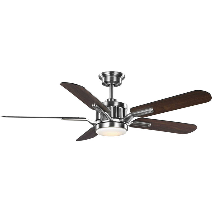 Progress Lighting P250007-009-30 54" Ceiling Fan, Brushed Nickel
