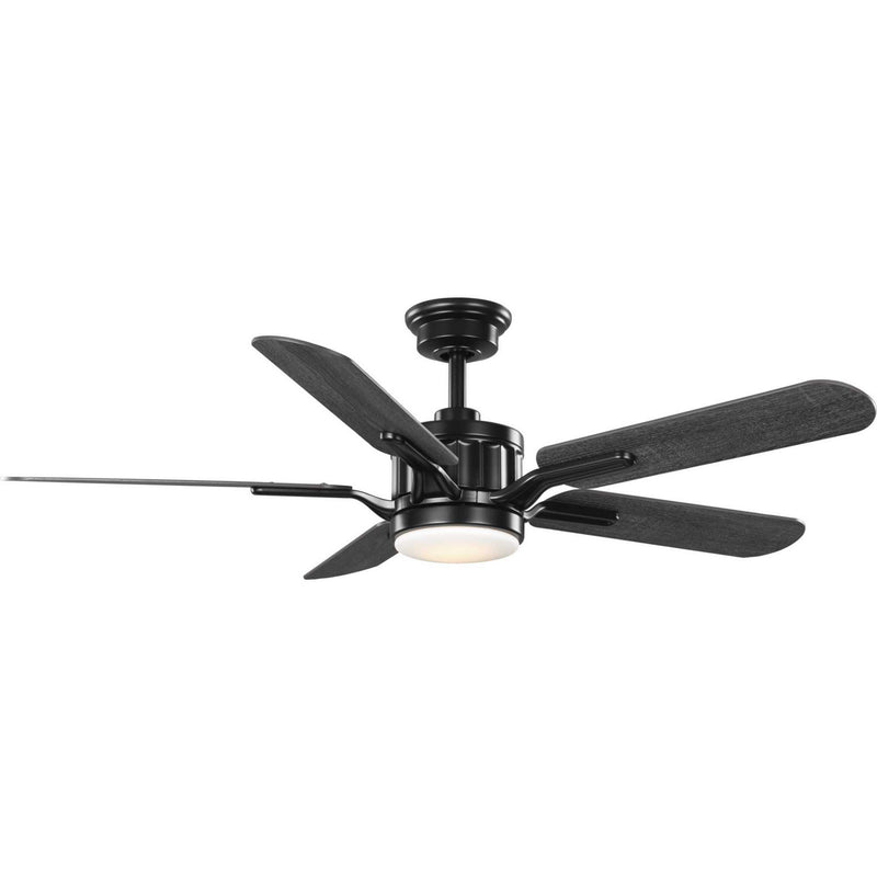 Progress Lighting P250007-031-30 54" Ceiling Fan, Matte Black
