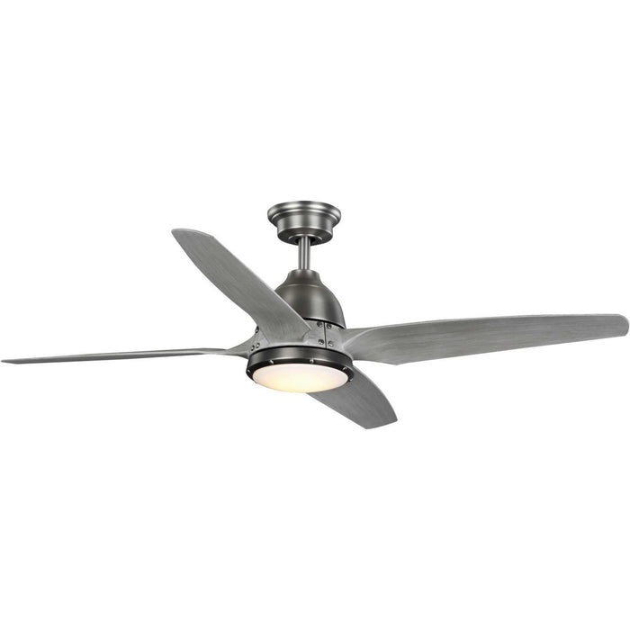Progress Lighting P250009-081-30 56" Ceiling Fan, Antique Nickel