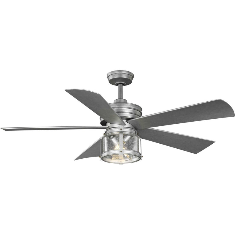 Progress Lighting P250011-141-WB 56" Ceiling Fan, Galvanized