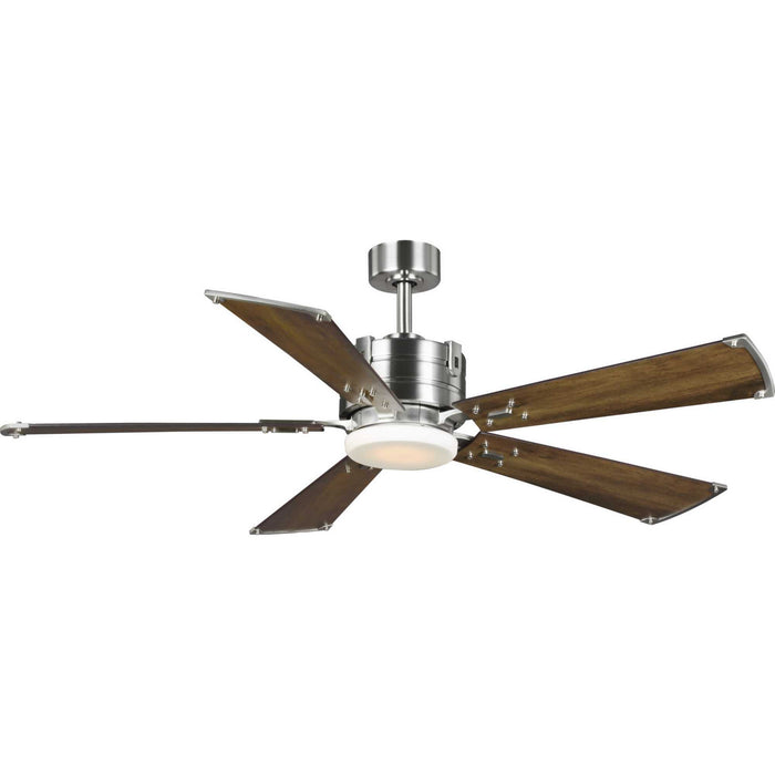 Progress Lighting P250021-009-30 56" Ceiling Fan, Brushed Nickel