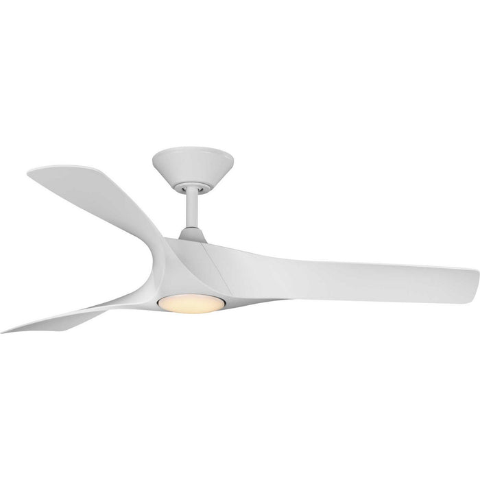 Progress Lighting P250060-028-30 52" Ceiling Fan, Satin White