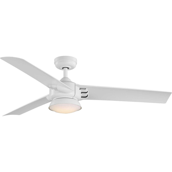 Progress Lighting P250062-028-30 52" Ceiling Fan, Satin White