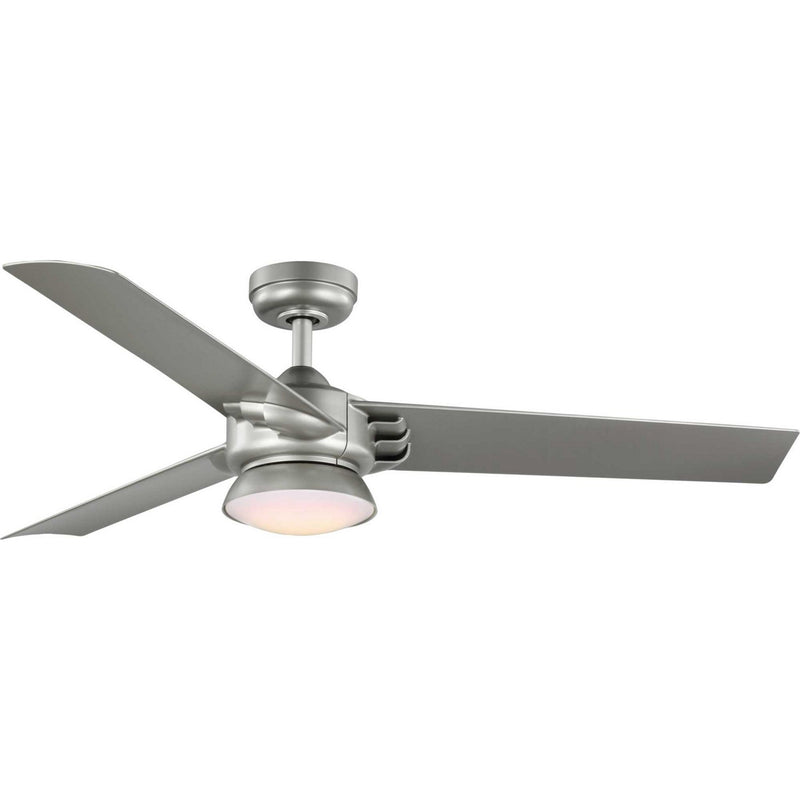 Progress Lighting P250062-152-30 52" Ceiling Fan, Painted Nickel