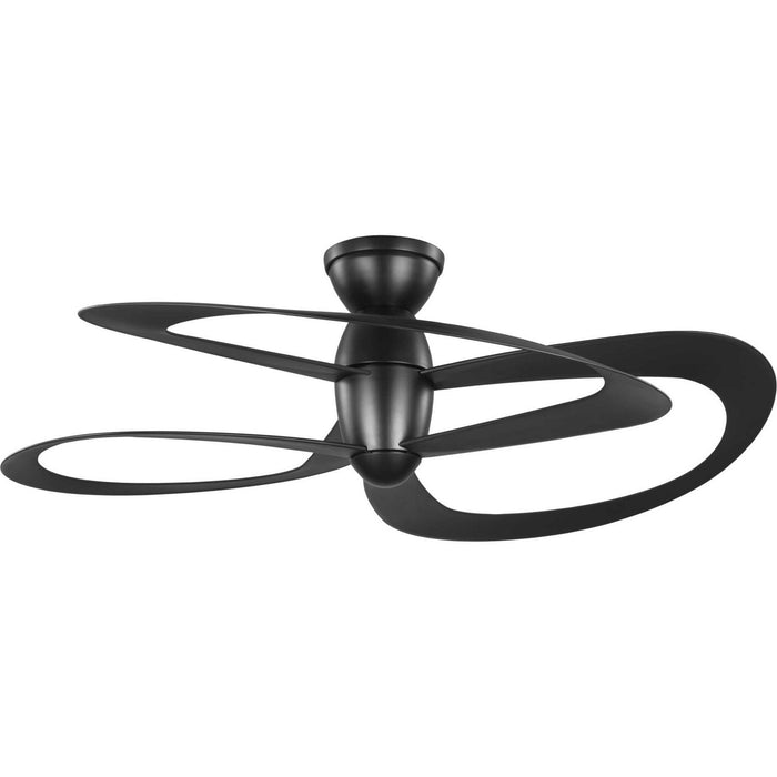 Progress Lighting P250063-031 48" Ceiling Fan, Matte Black