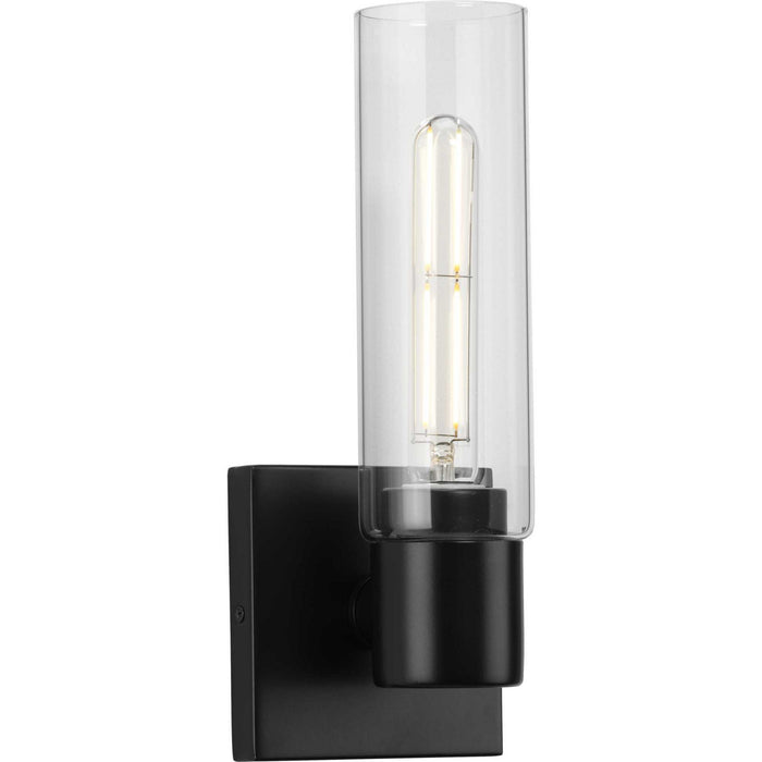 Progress Lighting P300299-031 One Light Bath Bracket, Matte Black