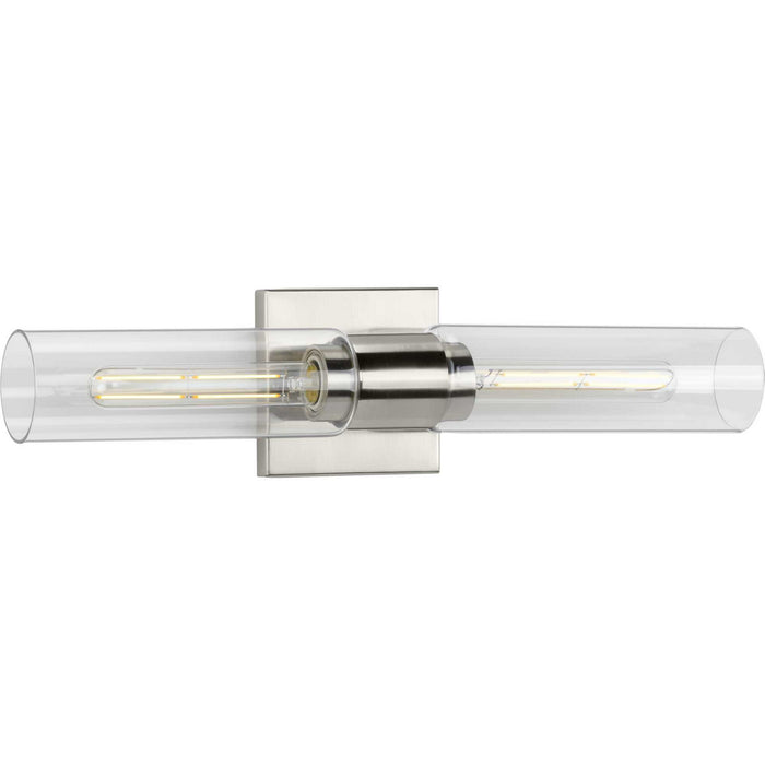 Progress Lighting P300300-009 Two Light Bath Bracket, Brushed Nickel