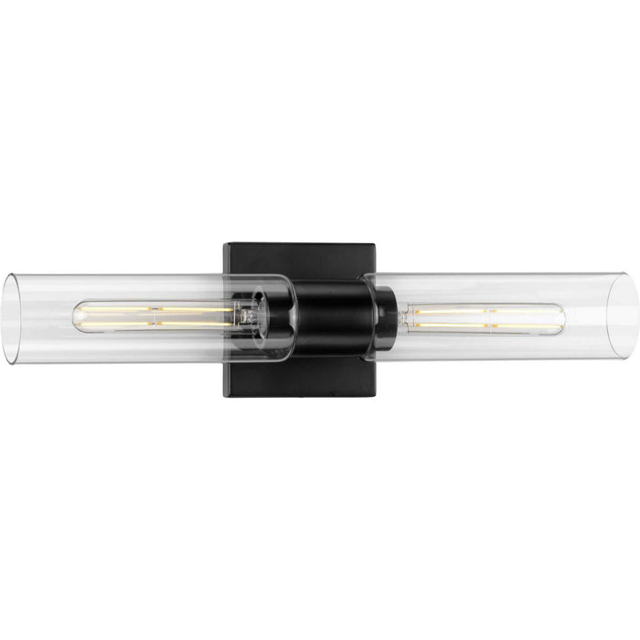 Progress Lighting P300300-031 Two Light Bath Bracket, Matte Black