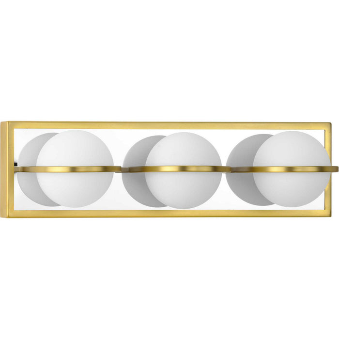 Progress Lighting P300312-012-30 LED Bath Bracket, Satin Brass