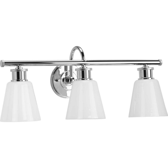 Progress Lighting P300316-015 Three Light Bath Bracket, Polished Chrome