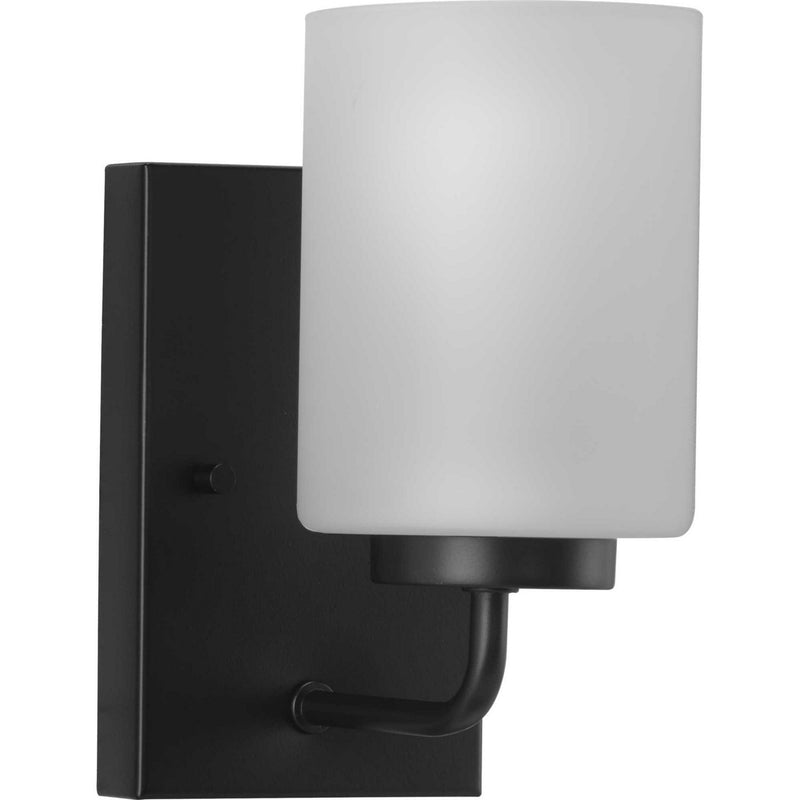 Progress Lighting P300327-031 One Light Bath Bracket, Matte Black