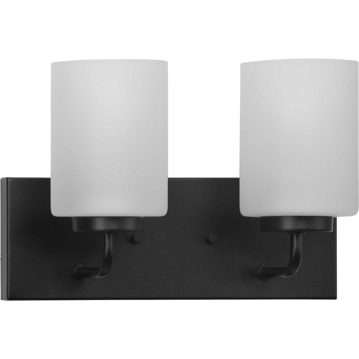 Progress Lighting P300328-031 Two Light Bath Bracket, Matte Black