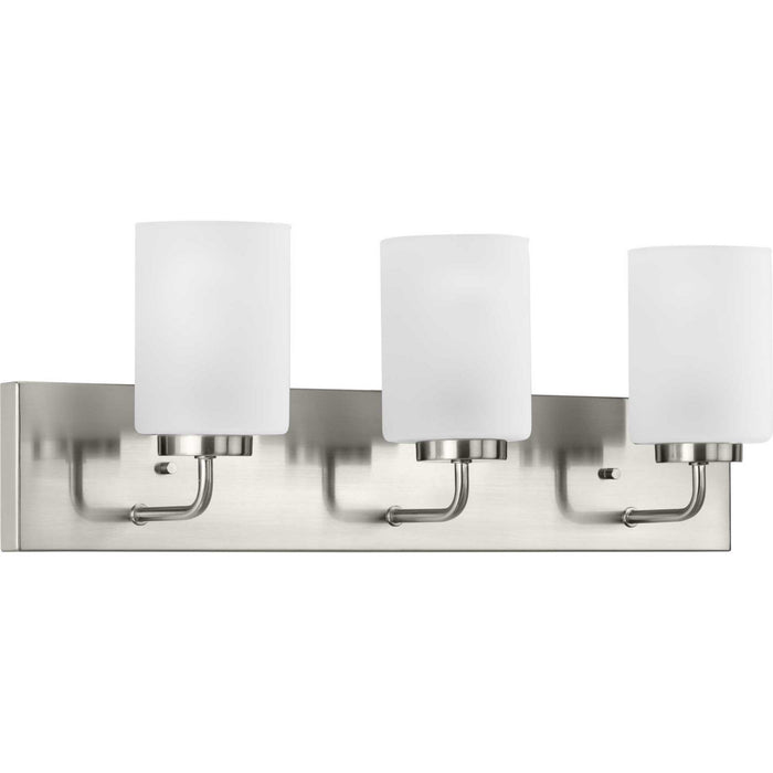 Progress Lighting P300329-009 Three Light Bath Bracket, Brushed Nickel