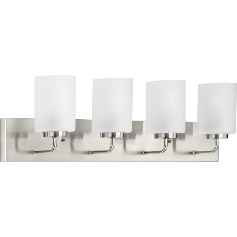 Progress Lighting P300330-009 Four Light Bath Bracket, Brushed Nickel
