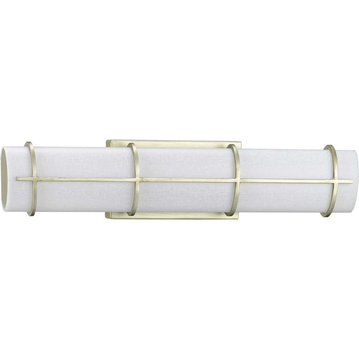 Progress Lighting P300332-134-30 LED Linear Bath, Silver Ridge