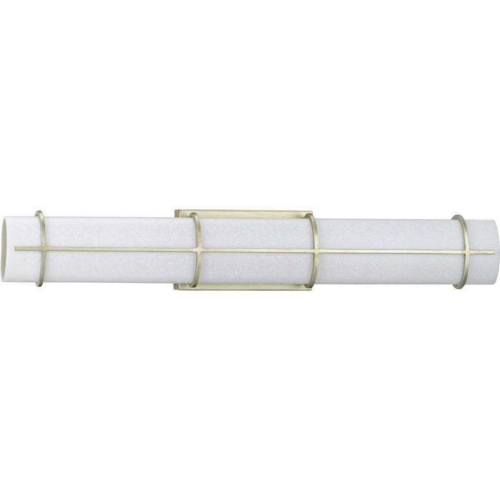 Progress Lighting P300333-134-30 LED Linear Bath, Silver Ridge