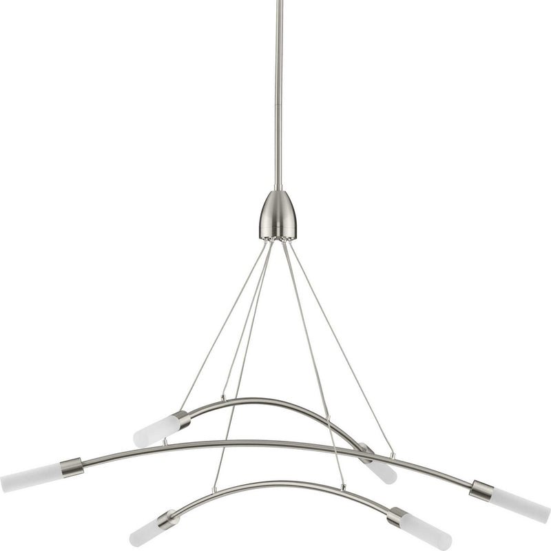 Progress Lighting P400263-009-30 LED Chandelier, Brushed Nickel