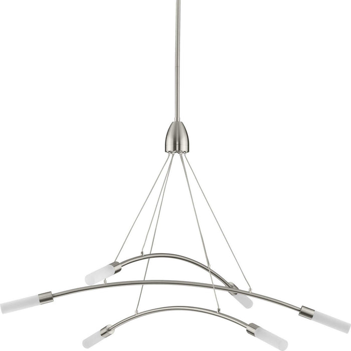 Progress Lighting P400263-009-30 LED Chandelier, Brushed Nickel