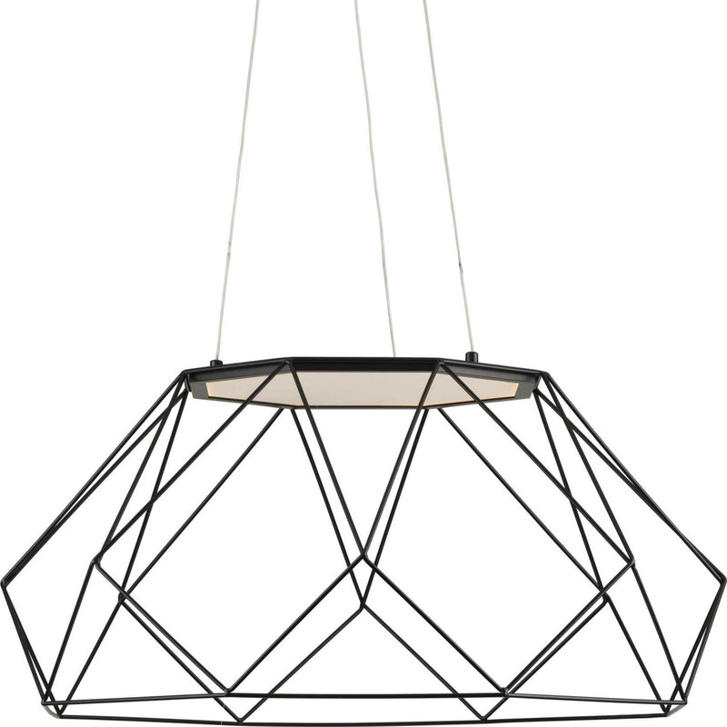 Progress Lighting P500320-031-30 LED Pendant, Matte Black