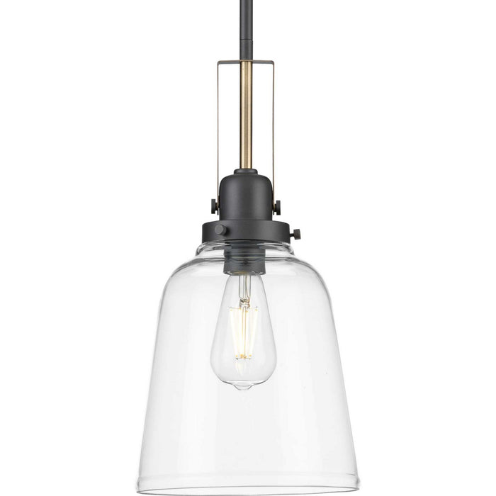 Progress Lighting P500329-143 One Light Pendant, Graphite