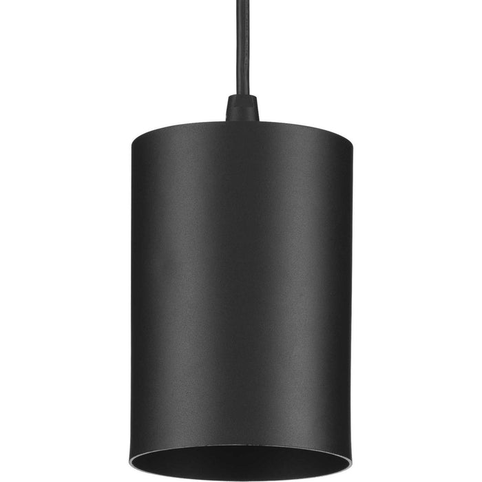 Progress Lighting P500355-031 One Light Pendant, Matte Black