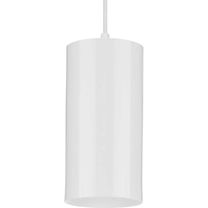Progress Lighting P500356-030 One Light Pendant, White